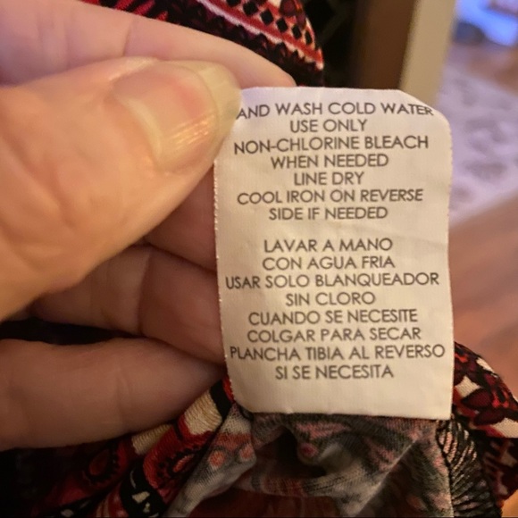 Boho sleeveless top from Speechless- size medium - Picture 7 of 9